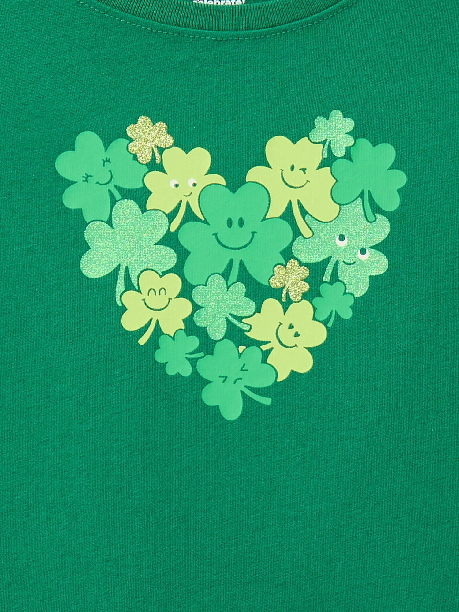 St. Patrick’s Day Toddler Boys or Girls Short Sleeve T-Shirt from Way To Celebrate, Sizes 12M-5T