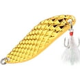 thumbnail image 2 of 10pcs Spoons Hard Fishing Lures Treble Hooks Metal Fishing Lure Baits Fishing, 2 of 27