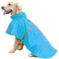 thumbnail image 1 of GHSDFBB Imperméables pour Grands Chiens avec Bande Réfléchissante, Poncho de Pluie pour Chiens, 1 of 6