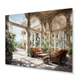 thumbnail image 2 of Designart "Elegant Retreat Country Clubs painting I" Architecture Metal Wall Art, 2 of 5