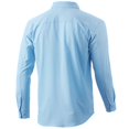 thumbnail image 3 of HUK Men's Standard Tide Point Long Sleeve Shirt | Performance Button Down, Ice Blue, Large, 3 of 3