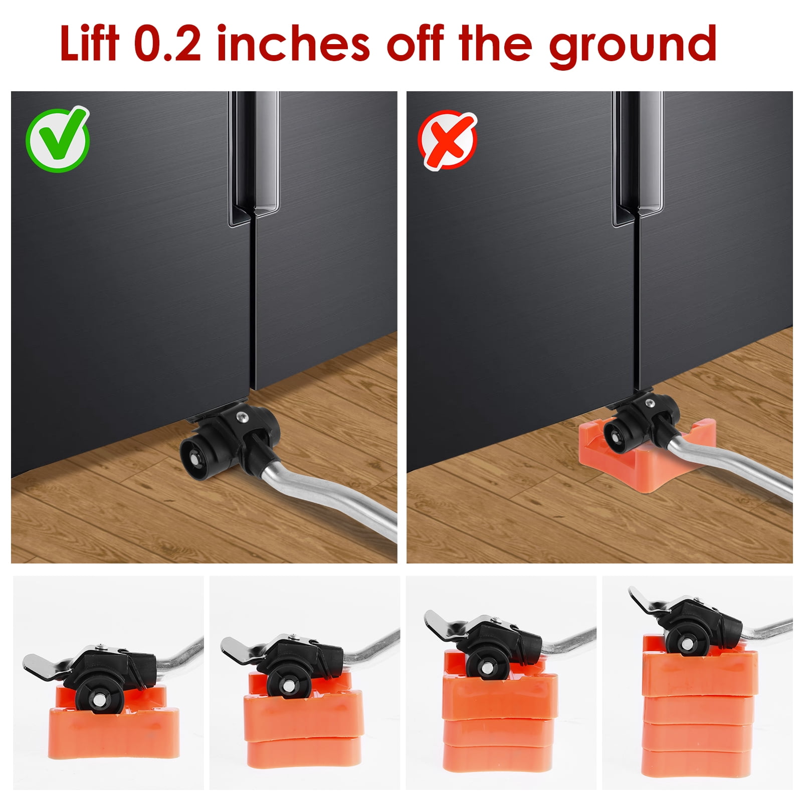 FUYGRCJ  Furniture Mover Tool Set 880LB Heavy Duty Furniture Lifter Labor-Saving Appliance Mover Sliders Easy Safe Large Furnitur