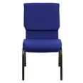 thumbnail image 4 of Bowery Hill Église Empilant Chaise d'Invité en Bleu Marine, 4 of 6