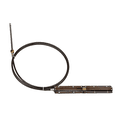 thumbnail image 1 of Uflex Boat Steering Cable M86X14 Fits Universal Steering Helm; Rack And Pinion Design; 14 Feet Length; Black; Stainless Steel Output End Fitting; 7.9 Inch Minimum Bend Radius, 1 of 1