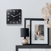 Infinity Instruments St. Mark Square Wall Clock, White, 10