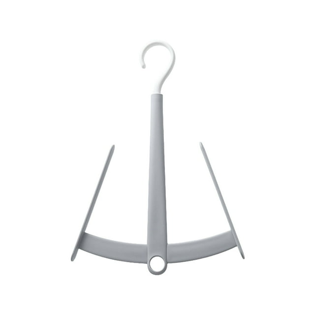 Leodye 1PCS Windproof Multifunctional Rotating Shoe Drying Rack Floor Standing Clothes Hanger for Home Use -12*8.7*0.39IN