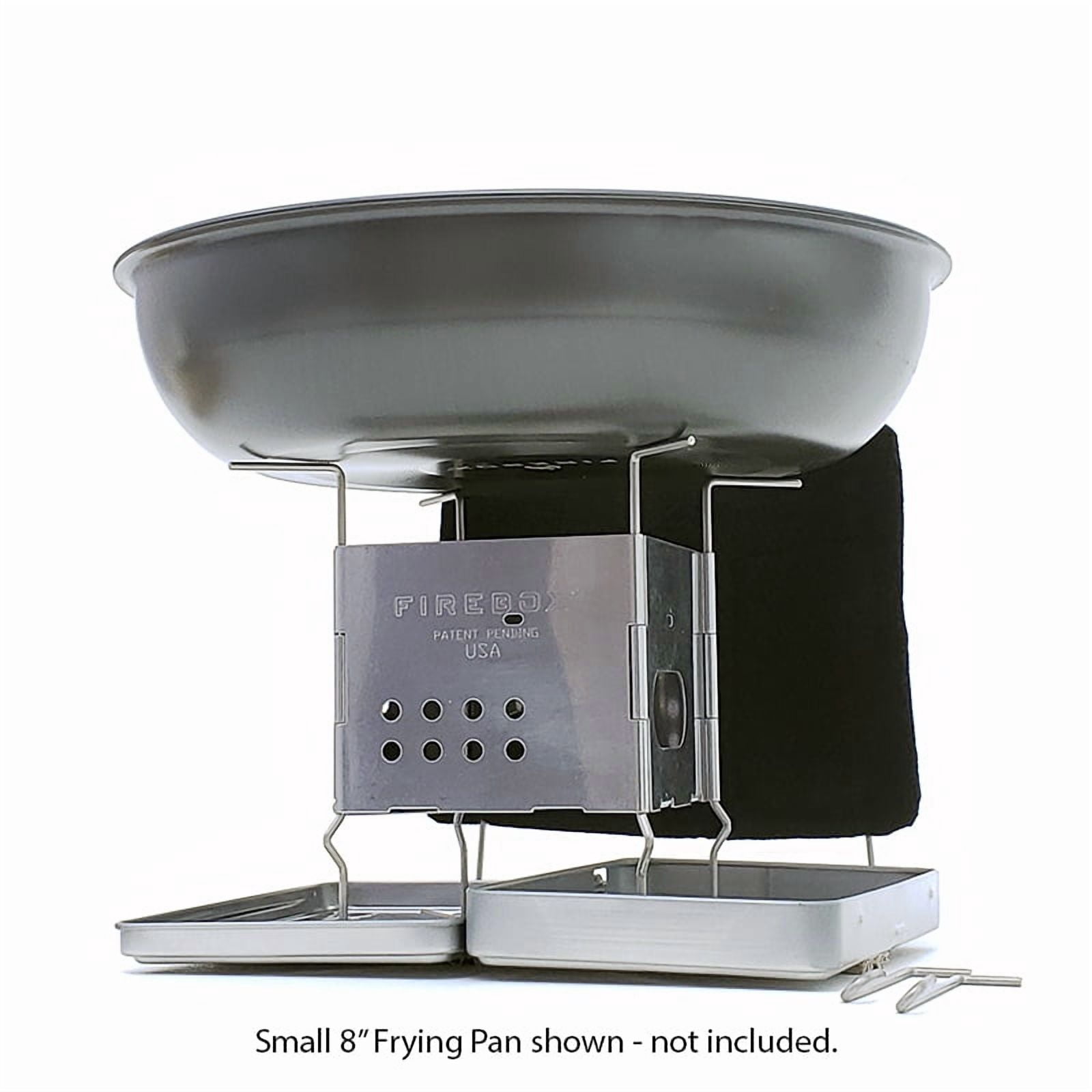 Firebox Stainless Steel Nano Stove G2 + X-Case Kit - Wood Burning/Multi Fuel - Folding Camp/Bushcraft