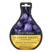 John Frieda Wonder Drops 0.85 Oz. Blonde Brightening Grapeseed Oil Hair Mask