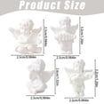 thumbnail image 3 of Little Angel Statues Mini Small Resin Angels Figurines for Home Decor （D）, 3 of 5