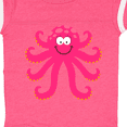 thumbnail image 4 of Inktastic Octopus Sea Creature Pink Girls Girls Baby Bodysuit, 4 of 5