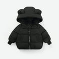 thumbnail image 2 of Ruyang Kids Bear Puffer Jacket Baby Boys Girls Winter Warm Cute Down Coat Padded Thermal Zip Up Puffy Quilted Outwear, 2 of 5