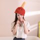thumbnail image 3 of Sombrero con ventosa para inodoro Lohuatrd, creativo, de simulación tridimensional, para travestismo, accesorio para selfies, sombrero de peluche para Halloween, decoración para fiestas, 3 of 7