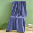 thumbnail image 4 of Velvet Bath Towel for Adults - Quick Drying, Thickened, Large Absorbent Towel, Non Fluffy, Soft Home Bathing Cloth, 4 of 7