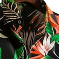 thumbnail image 7 of Stamzod Men Clothes Clearance Men's Button Down Shirts Short Sleeve Harajuku Beach Shirts Floral Print Holiday Casual Hawaiian Men Loose Shirts, 7 of 7