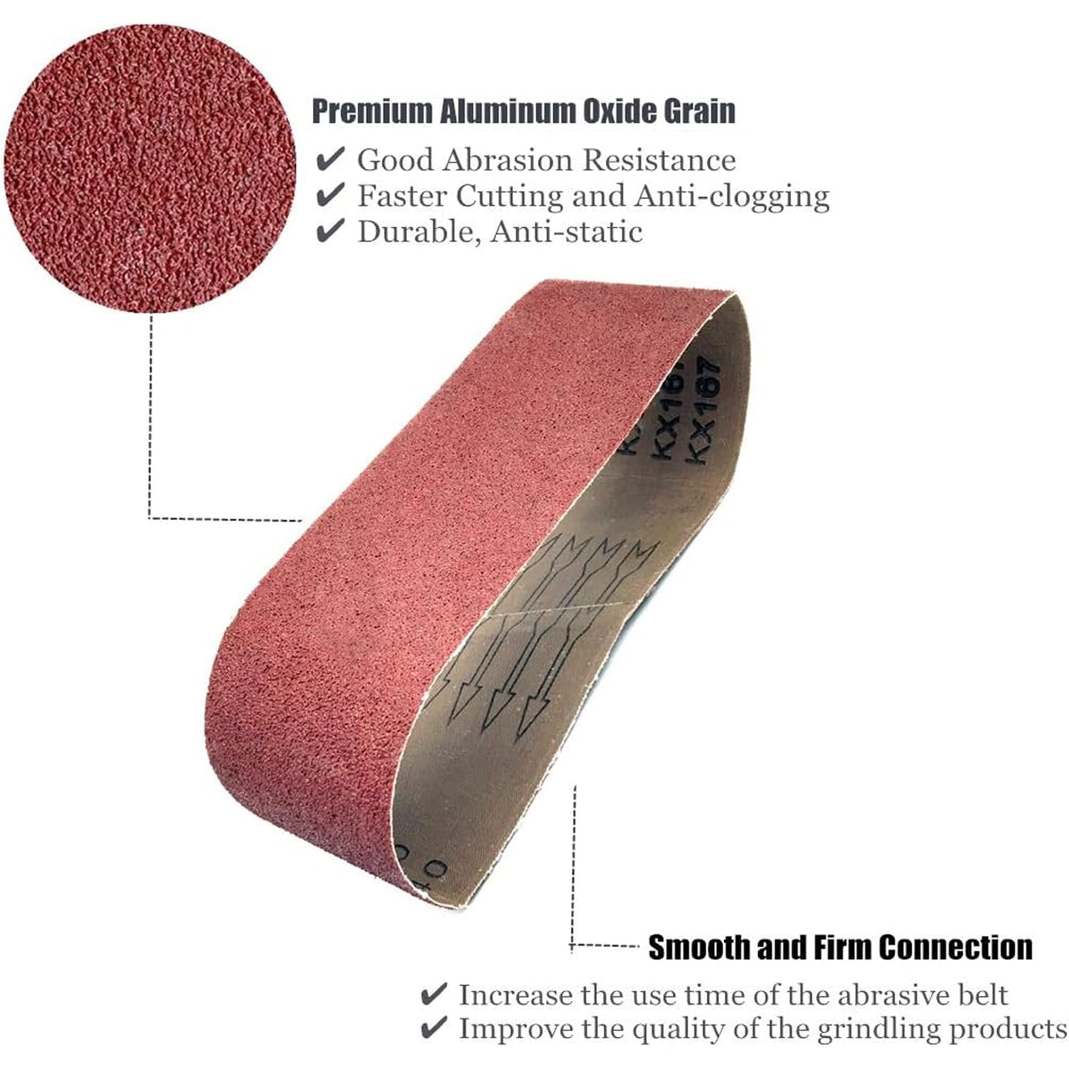 3 x 18 Inch Sanding Belts 40 Grit Aluminum Oxide Belt Sander Belt 3x18 Belt Sander Paper for Woodworking 12 Pack 3x18in 40 Grit Walmart