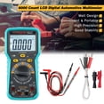 thumbnail image 4 of Tester 6000 Count LCD Digital Automotive MultíMetro True RMS Universal Tester Con Linterta, 4 of 7