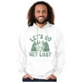 thumbnail image 5 of Smurfs Nature Camping Hiking Get Lost Hoodie Sweatshirt Women Men Brisco Brands X, 5 of 6