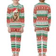 thumbnail image 2 of Renewold Christmas Sloth Pajamas Set Home Relaxed Top 2 Pieces Girls Boys Breathable Aztec Ethnic Snowflake Sleepwear Durable Skin Friendly O-Neck Pjs Athletic Clothing Size 3-4, 2 of 5