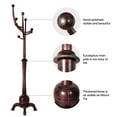thumbnail image 5 of Foreate 71" Heavy Duty Wood Coat Rack Vintage Freestanding Large Tree Rack Stable Stand w/ 8 Branch Hooks Clothes Hanger for Corner Entryway Bedroom Office, 5 of 10