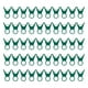thumbnail image 1 of 50 clips de sujeción reutilizables para tomates y guisantes. verde, 1 of 8
