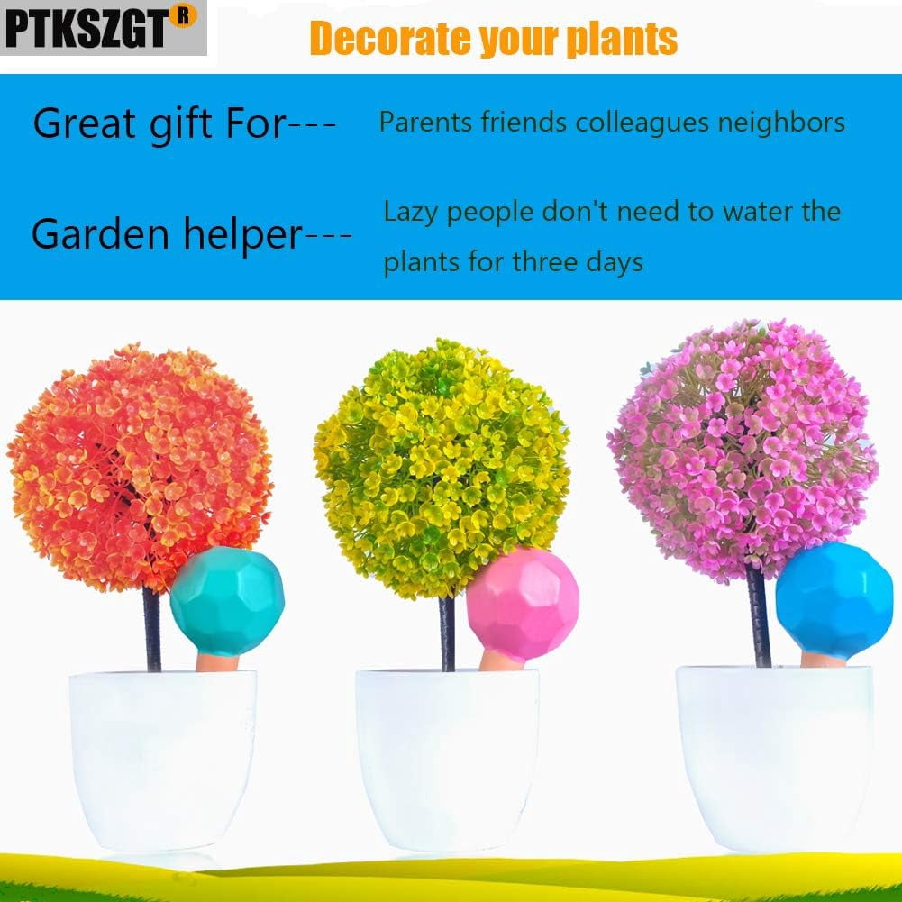 Self Watering Spikes, Automatic Plant Watering Can Sustained Moist Roots for Plant Healthier for Indoor and Outdoor Hanging Planters Keep You Good Holiday