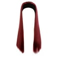 thumbnail image 2 of DOPI Wig headgear hairband wig headdress womens headband long straight hair wig chem, 2 of 3