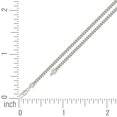 thumbnail image 2 of 925 Sterling Silver Hollow Franco Chain Silver 2.5mm Necklace 24 Inch Chain Necklace for Women and Men, 2 of 2