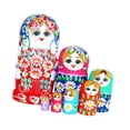 thumbnail image 4 of Muñeca Matryoshka Strade Fareast Limited de Madera 7 Capas Azul, 4 of 5