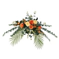 thumbnail image 1 of Adorno de flores artificiales multiusos para centro de mesa para fiestas Naranja, 1 of 7