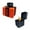 P, variant on Christmas Funny Screwed Together Gift Box with Hidden Gesture for Adult Novelty Surprise and Interactive Puzzle Prank for Holiday Parties, Orange