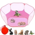 thumbnail image 1 of Corral para Mascotas GABraden Tienda para Animales Pequeños Reptiles Jaula Rosa, 1 of 7