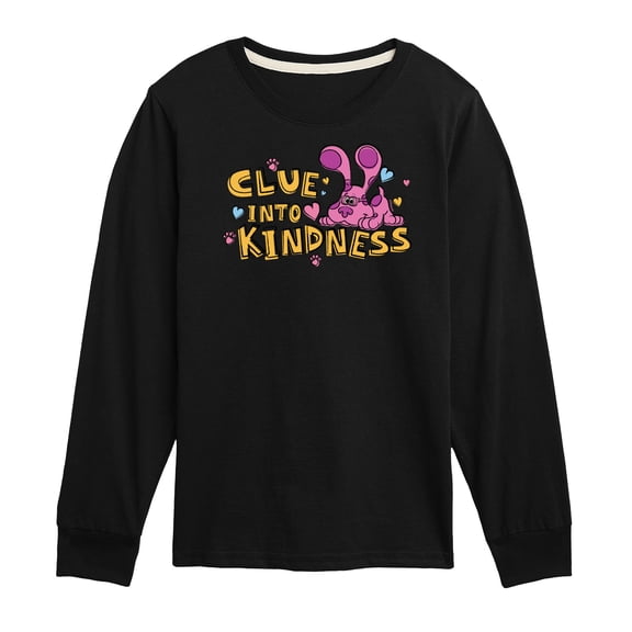 Blue's Clues & You! - Clue into Kindness - Toddler & Youth Long Sleeve Graphic T-Shirt