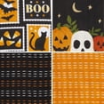 thumbnail image 2 of RITZ 100% Cotton Halloween Kitchen Towels, Set of 4, Stamped Skull Dish Towels Set, 2 of 6