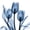 Unframed, variant on Art.com Indigo Tulips Art Print by Albert Koetsier, 24" x 24"
