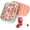 B:2PC Green+Pink, variant on LSTRAGY Silicone 22-Cavity Flexible Ice Cube Mold & Tray 2 Count