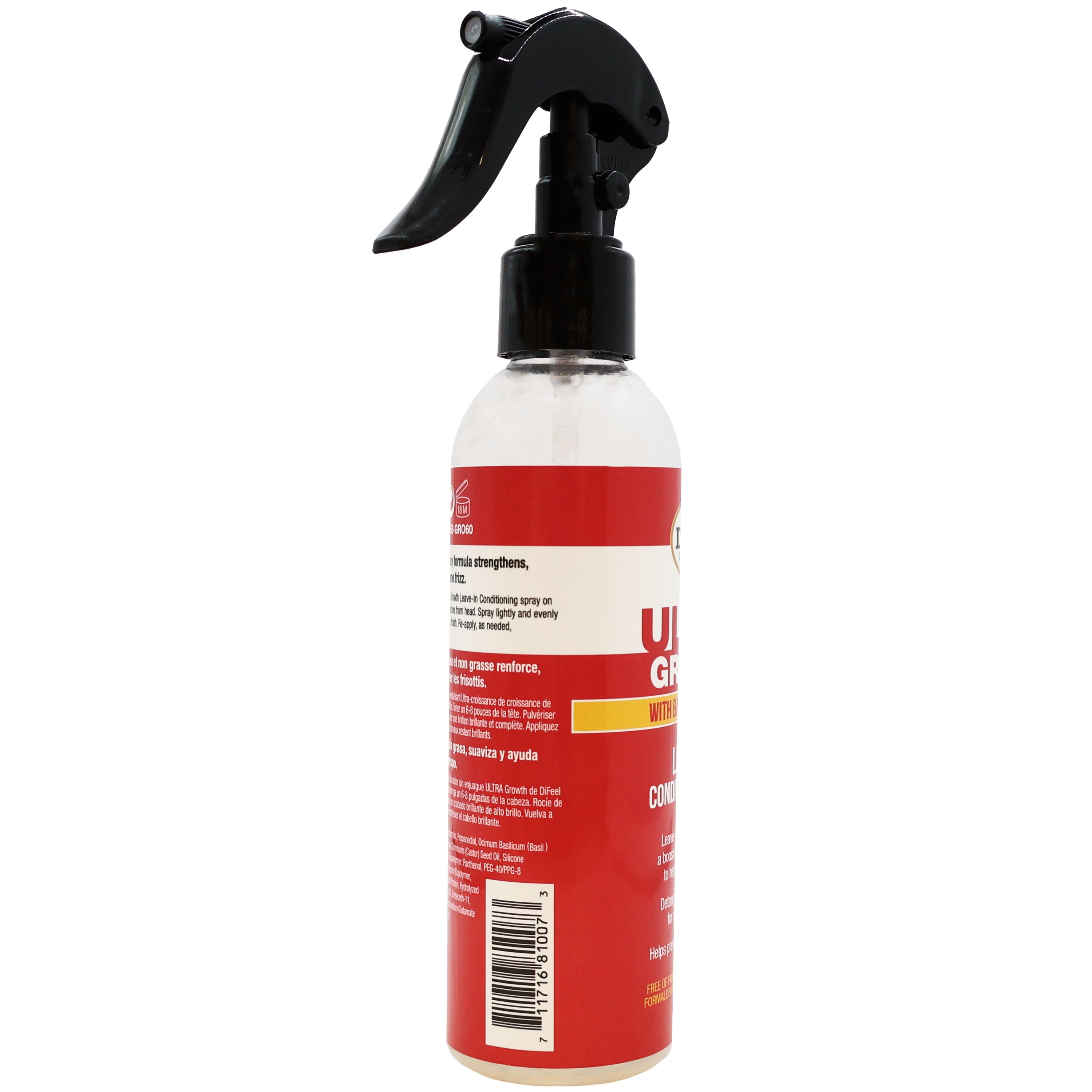 Difeel Spray de sellado antihumedad Ultra Curl de 8 oz. - Tratamiento  capilar antiencrespamiento, spray de sellado de rizos a prueba de humedad