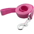 thumbnail image 1 of GHSDFBB Strong Durable Nylon Dog Training Leash, Traction Rope, 4/5/6 Feet Long, 3/4 Inch 1 Inch Wide, for Small and Medium Dogs (1''x4 FT, Pink), 1 of 4