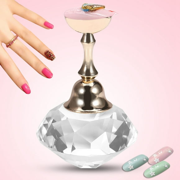 Soporte De Práctica Para 4 Uñas, Soporte Magnético Para Práctica De Puntas De Uñas, Exhibición De Arte De Uñas, Soporte De aleación