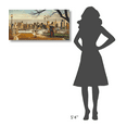 thumbnail image 3 of Global Gallery Pierre Benson,'Lovers in New York' Stretched Canvas Artwork, 3 of 3
