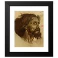 thumbnail image 2 of Henri Leopold Lévy 15x18 Black Modern Framed Museum Art Print Titled - Study for a Bearded Man's Face, 2 of 5