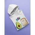 thumbnail image 3 of Toast And Avocado Bbf Hoodie Women -SPIdeals Designs, Female 4X-Large, 3 of 4