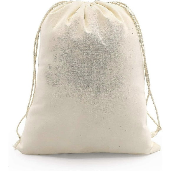 20pcs Muslin Bags, Bag Pouch With String Reusable Pac Stora Bags