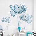 thumbnail image 3 of Pegatinas de pared de flores de ensueño azul ZHAOCHENG 3D removibles decoración de vivero, 3 of 5