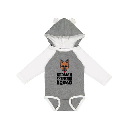 

Inktastic Dog German Shepherd Squad Boys or Girls Long Sleeve Baby Bodysuit