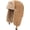 Khaki, variant on Trapper Hat with Ear Flaps Russian Ushanka for Men Women Winter Snow Hat for Cold Weather Aviator Cap Warm