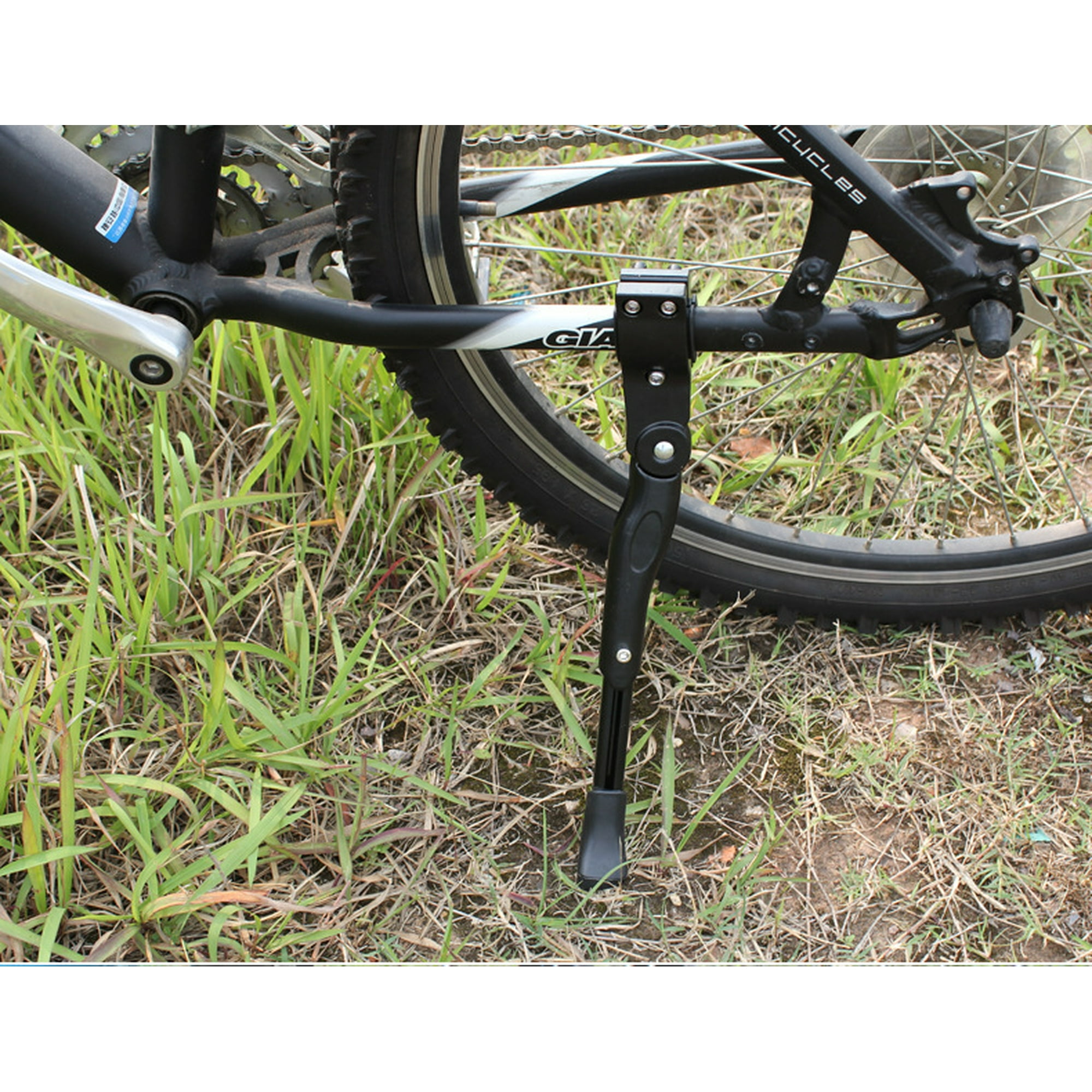 Aluminum Bike Kickstand with Hex Key and Bike Bell Universal Adjustable Stand for 24 27 Bicycle