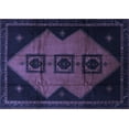 thumbnail image 1 of Ahgly Company Machine Washable Indoor Rectangle Persian Blue Traditional Area Rugs, 8' x 10', 1 of 4