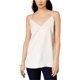 thumbnail image 1 of INC - Camiseta sin mangas con cuello en V para mujer, color blanco roto, grande, 1 of 1