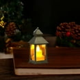 thumbnail image 5 of CQCYD under $5 Small Lanterns Decorative Indoor, Lantern Decor with Timer Flameless Candle, Vintage Farmhouse Outdoor Lanterns, Waterproof Hanging Lantern for Patio, Porch, Entryway, Centerpieces, 5 of 6