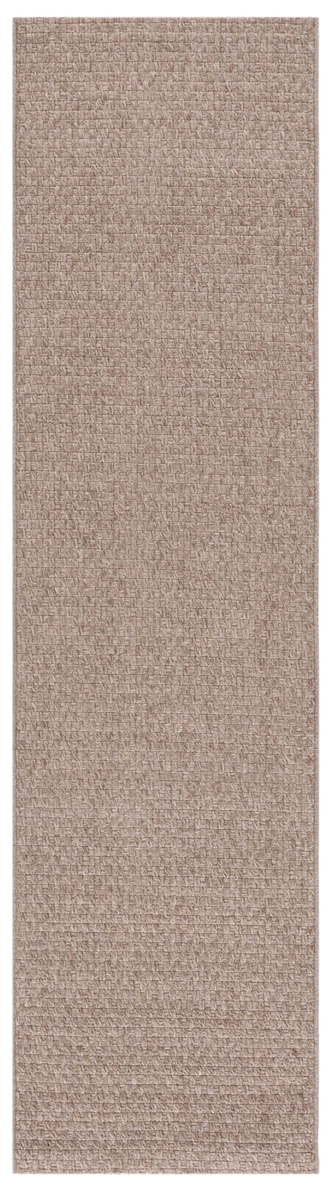 Safavieh Sisal All-Weather Delroy Solid Indoor/Outdoor Runner Rug, Brown, 2'2" x 9'